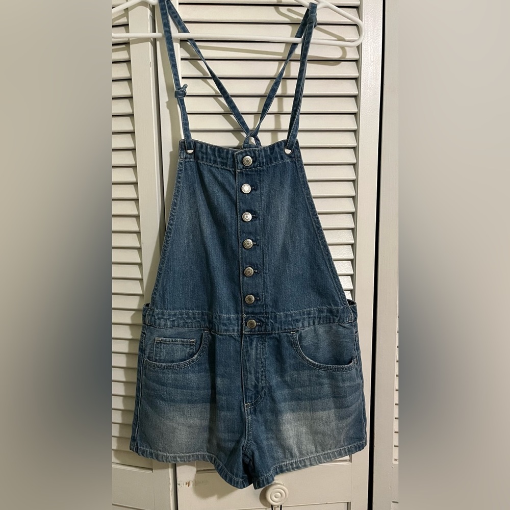 American Eagle Shorts Bib Overalls Bibs Small